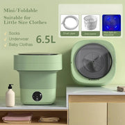 Introducing the Mini Foldable Washing Machine, your ultimate laundry companion for small spaces and on-the-go cleaning needs. This portable marvel packs a powerful punch, capable of handling everything from delicate socks to stubborn stains on underwear and panties. With three different models available, you can choose the perfect fit for your lifestyle. Say goodbye to bulky laundry days and hello to convenience with this space-saving solution.
