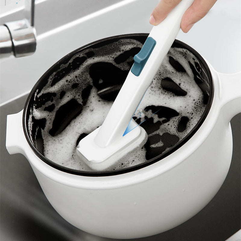 1/2Pcs Multifunctional Reusable Hydraulic Dish Brush Pot Washing